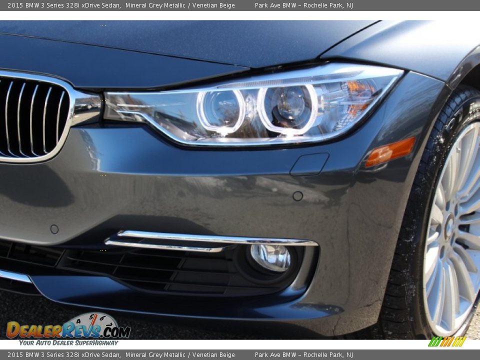 2015 BMW 3 Series 328i xDrive Sedan Mineral Grey Metallic / Venetian Beige Photo #32