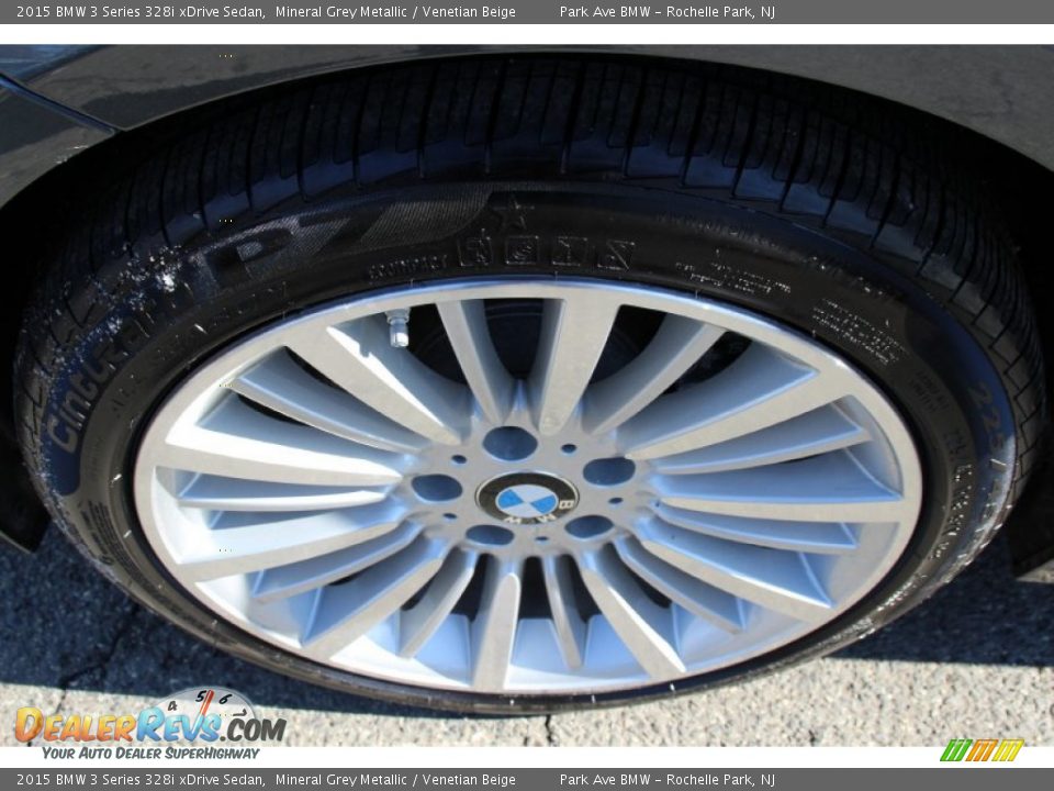 2015 BMW 3 Series 328i xDrive Sedan Mineral Grey Metallic / Venetian Beige Photo #34
