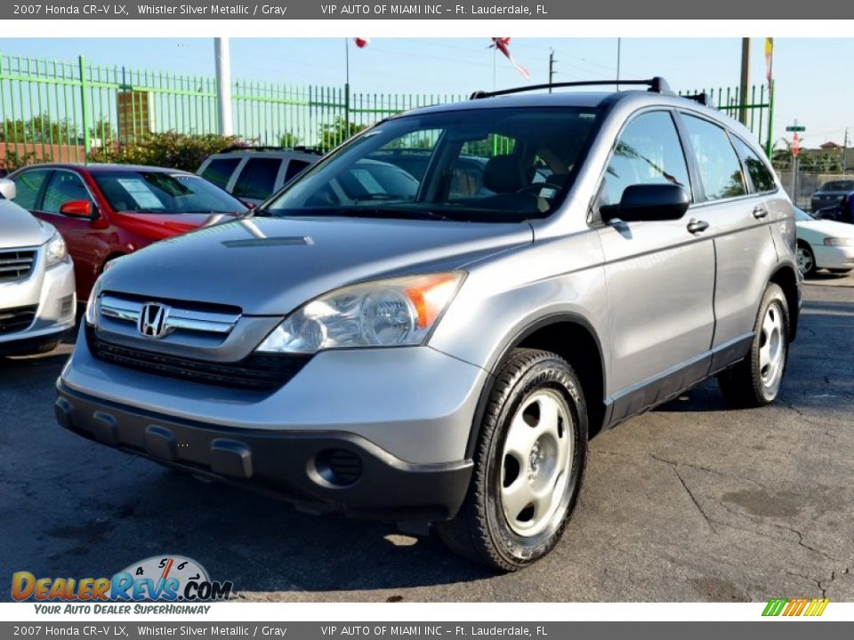 2007 Honda CR-V LX Whistler Silver Metallic / Gray Photo #3