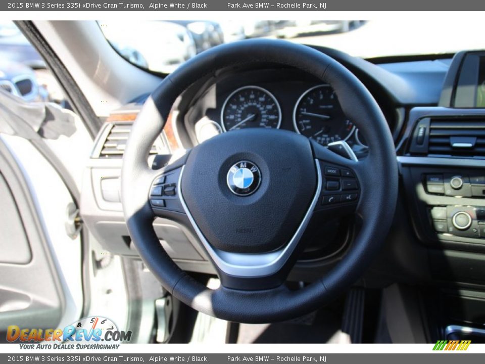 2015 BMW 3 Series 335i xDrive Gran Turismo Alpine White / Black Photo #19
