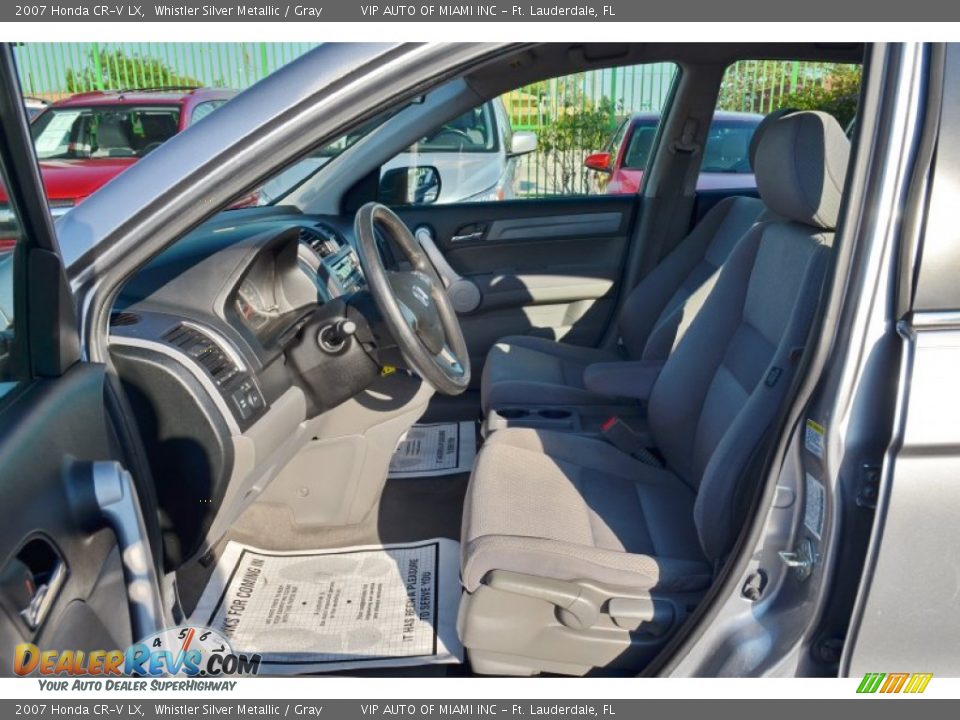 2007 Honda CR-V LX Whistler Silver Metallic / Gray Photo #15