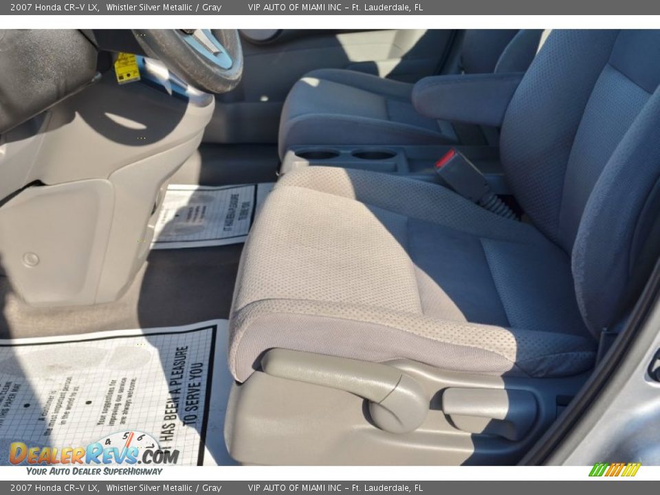 2007 Honda CR-V LX Whistler Silver Metallic / Gray Photo #16