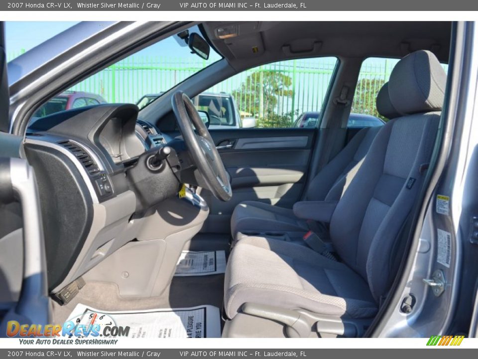 2007 Honda CR-V LX Whistler Silver Metallic / Gray Photo #20