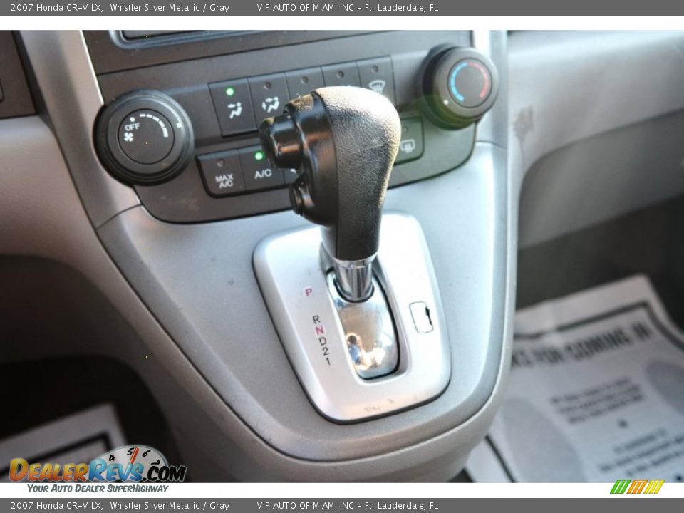2007 Honda CR-V LX Whistler Silver Metallic / Gray Photo #34