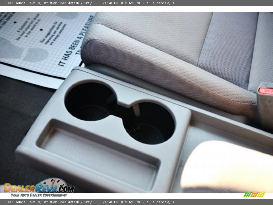 2007 Honda CR-V LX Whistler Silver Metallic / Gray Photo #35