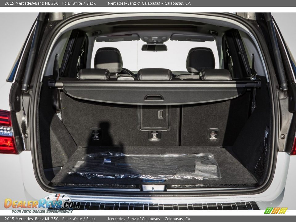 2015 Mercedes-Benz ML 350 Polar White / Black Photo #4
