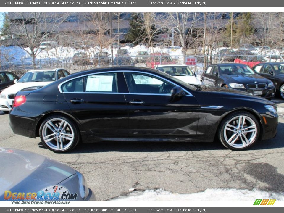 Black Sapphire Metallic 2013 BMW 6 Series 650i xDrive Gran Coupe Photo #2