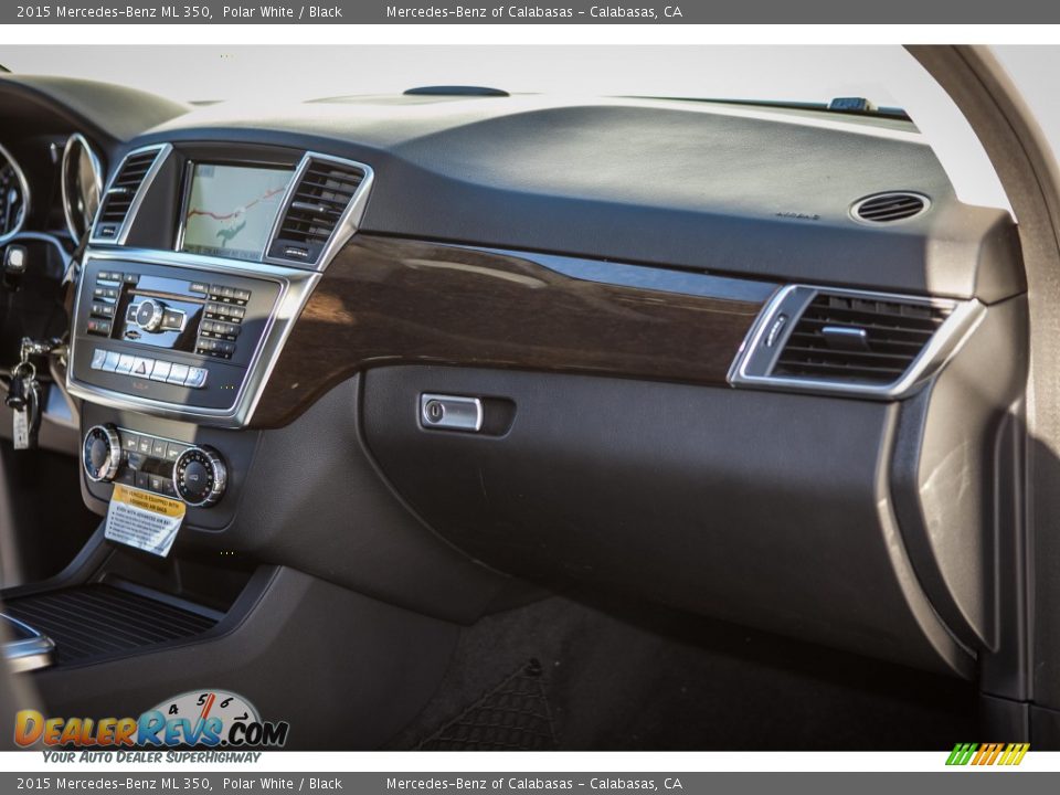 2015 Mercedes-Benz ML 350 Polar White / Black Photo #8