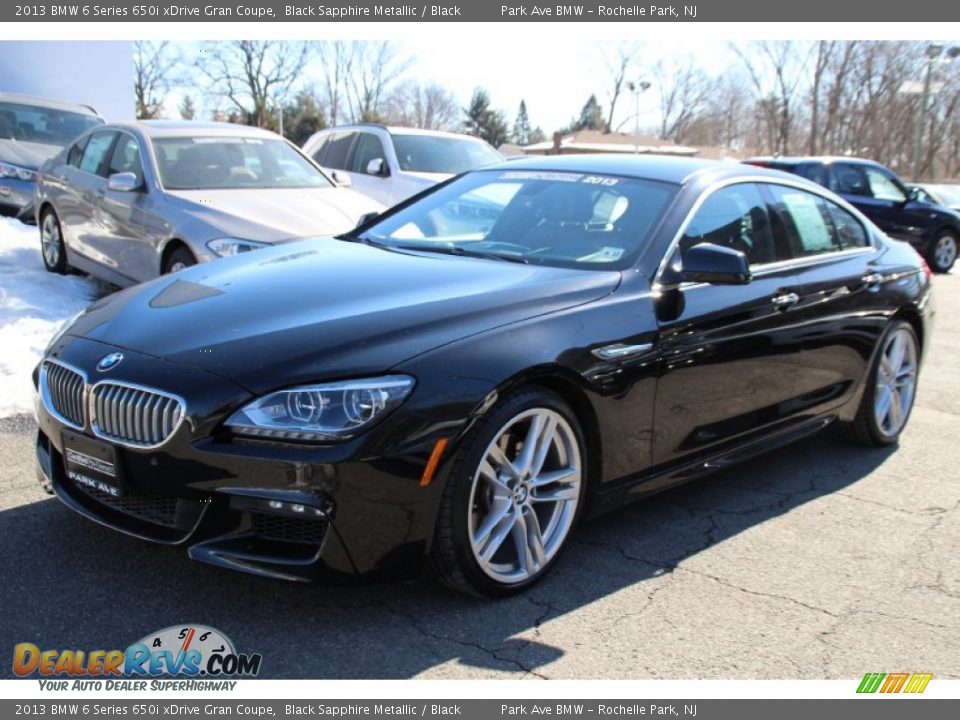 2013 BMW 6 Series 650i xDrive Gran Coupe Black Sapphire Metallic / Black Photo #7