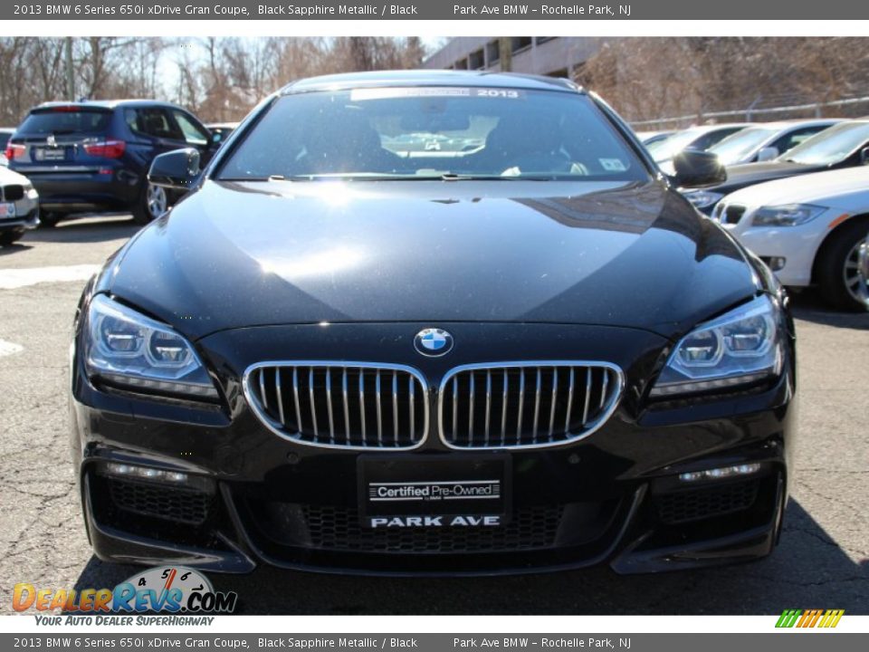 2013 BMW 6 Series 650i xDrive Gran Coupe Black Sapphire Metallic / Black Photo #8