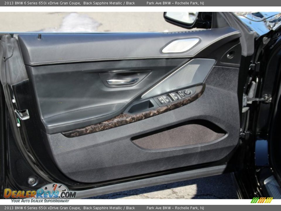 2013 BMW 6 Series 650i xDrive Gran Coupe Black Sapphire Metallic / Black Photo #9