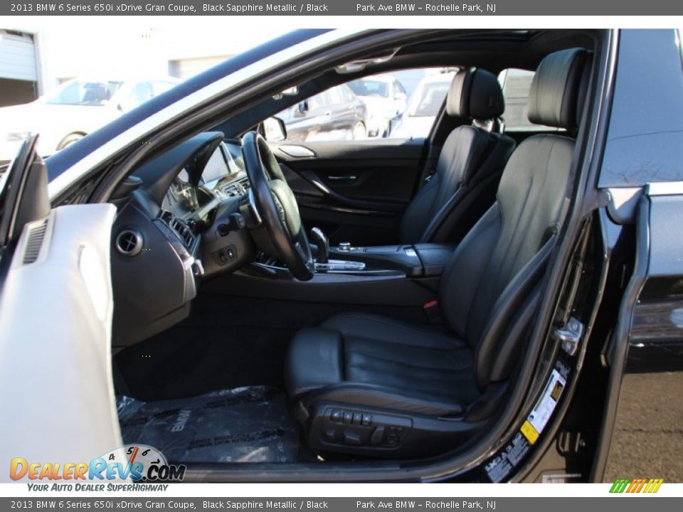 2013 BMW 6 Series 650i xDrive Gran Coupe Black Sapphire Metallic / Black Photo #12