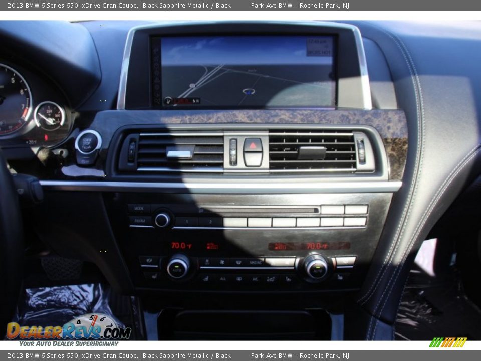 2013 BMW 6 Series 650i xDrive Gran Coupe Black Sapphire Metallic / Black Photo #17