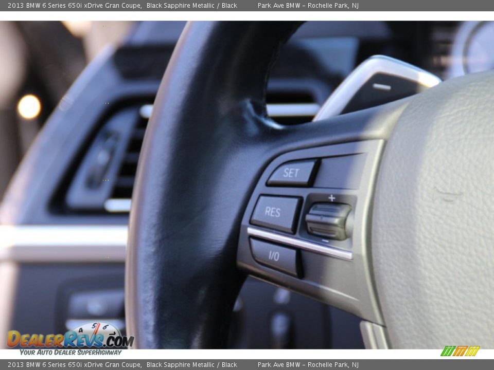 2013 BMW 6 Series 650i xDrive Gran Coupe Black Sapphire Metallic / Black Photo #20