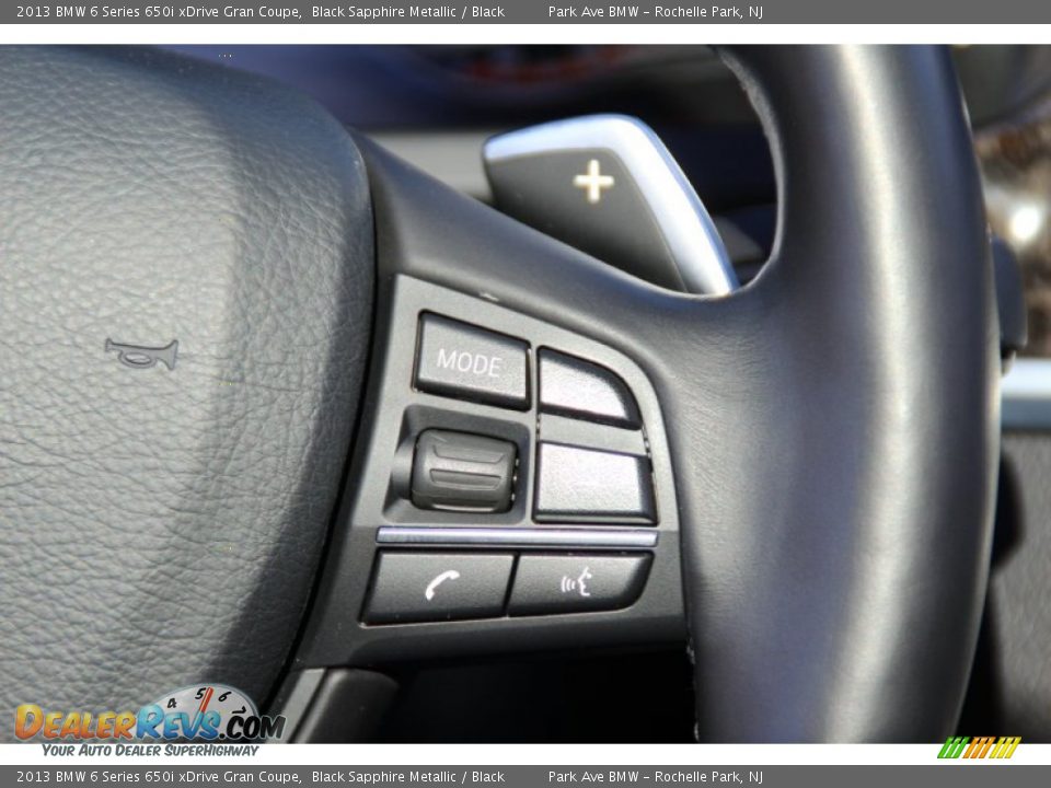 2013 BMW 6 Series 650i xDrive Gran Coupe Black Sapphire Metallic / Black Photo #21