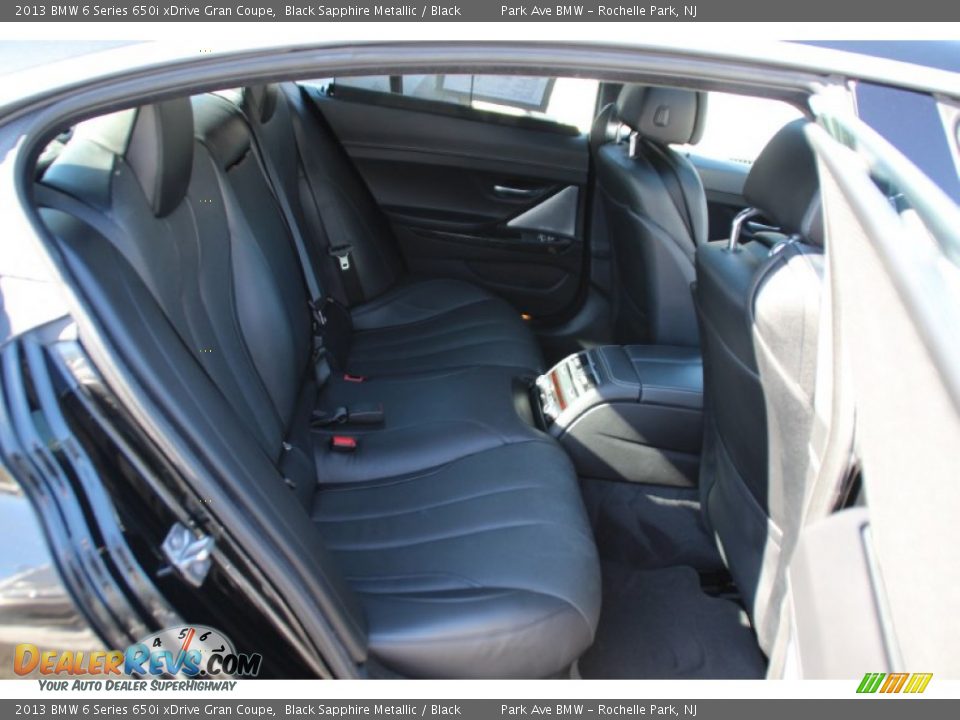 2013 BMW 6 Series 650i xDrive Gran Coupe Black Sapphire Metallic / Black Photo #26