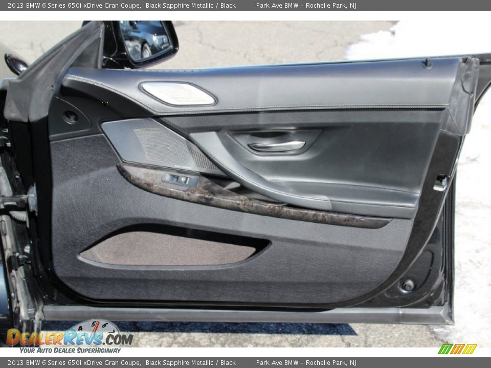 2013 BMW 6 Series 650i xDrive Gran Coupe Black Sapphire Metallic / Black Photo #27