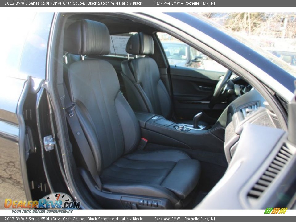 2013 BMW 6 Series 650i xDrive Gran Coupe Black Sapphire Metallic / Black Photo #30