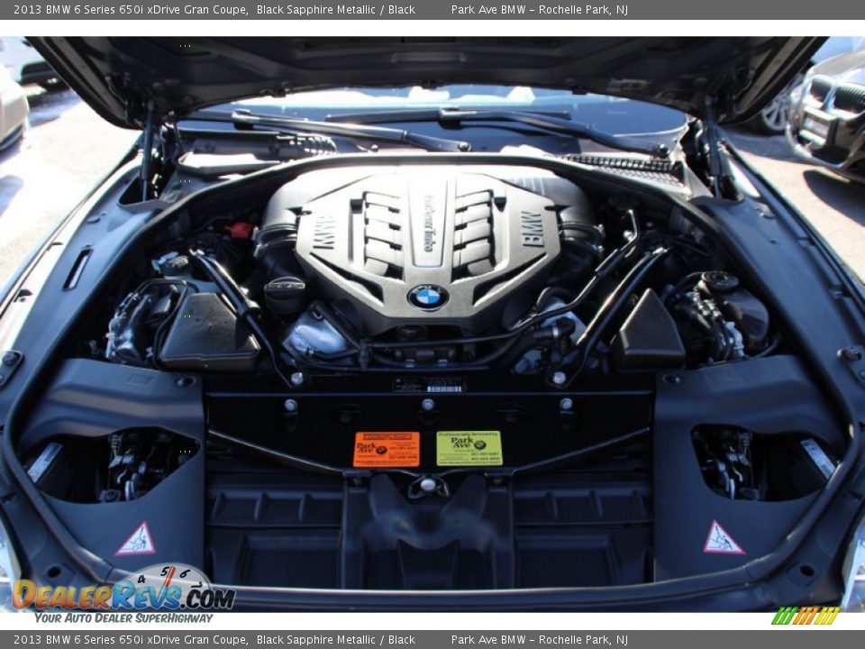 2013 BMW 6 Series 650i xDrive Gran Coupe Black Sapphire Metallic / Black Photo #31