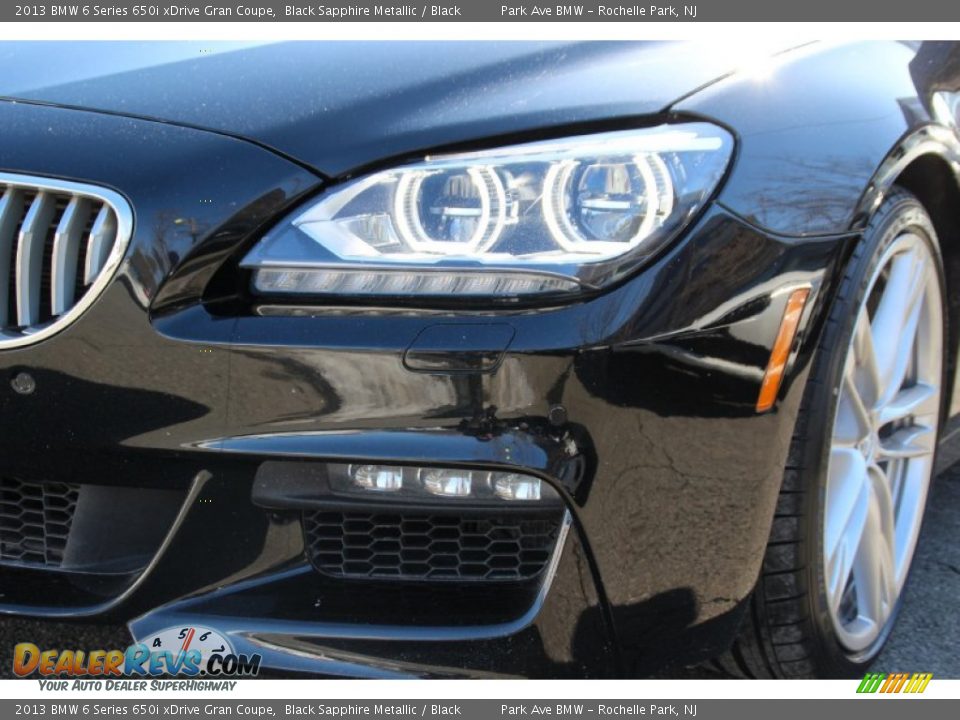 2013 BMW 6 Series 650i xDrive Gran Coupe Black Sapphire Metallic / Black Photo #32