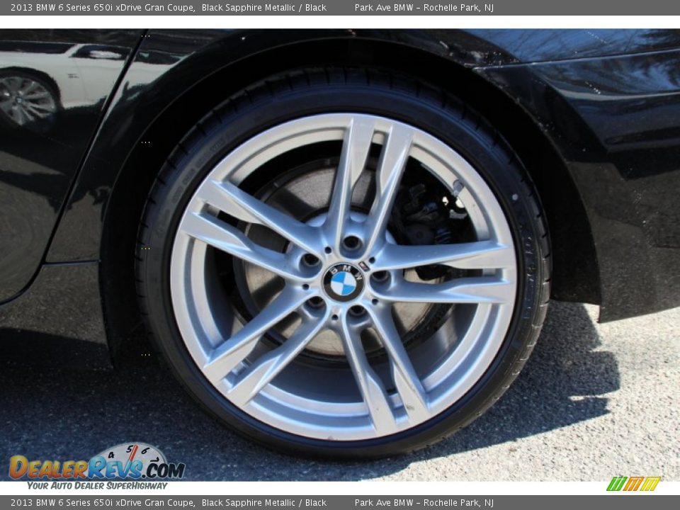 2013 BMW 6 Series 650i xDrive Gran Coupe Black Sapphire Metallic / Black Photo #33