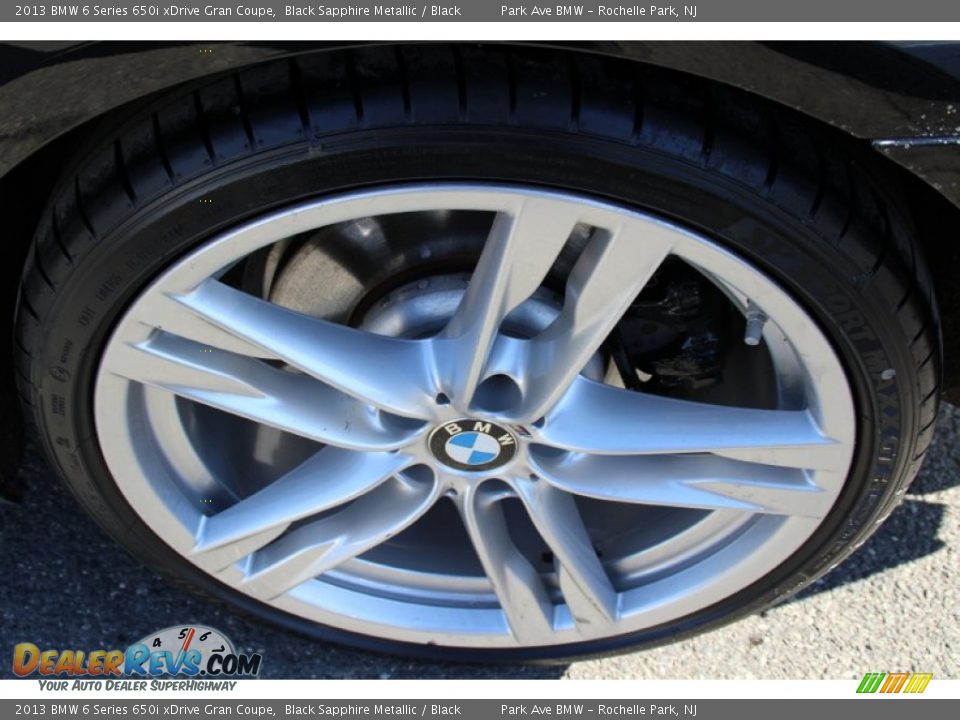 2013 BMW 6 Series 650i xDrive Gran Coupe Black Sapphire Metallic / Black Photo #34