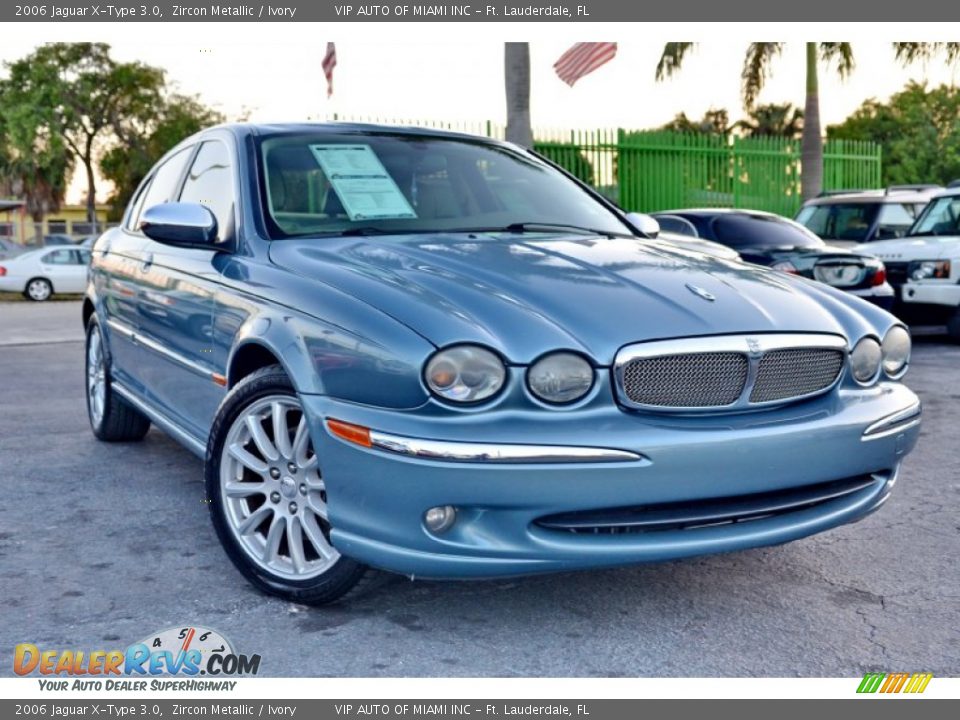 2006 Jaguar X-Type 3.0 Zircon Metallic / Ivory Photo #1