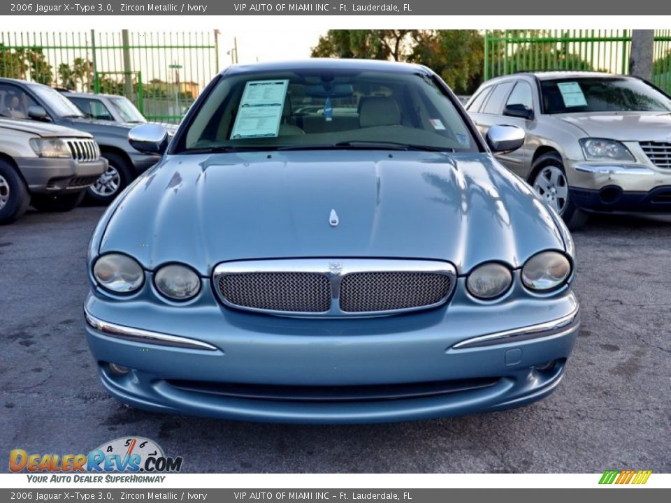 2006 Jaguar X-Type 3.0 Zircon Metallic / Ivory Photo #2