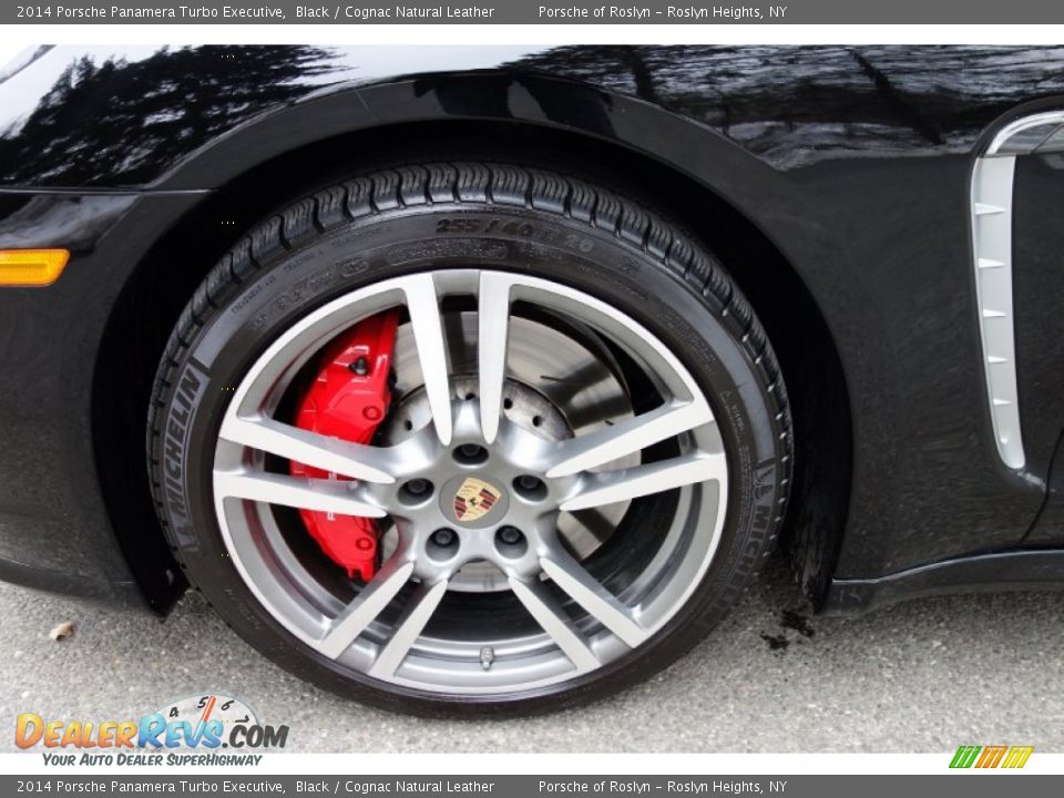2014 Porsche Panamera Turbo Executive Black / Cognac Natural Leather Photo #10