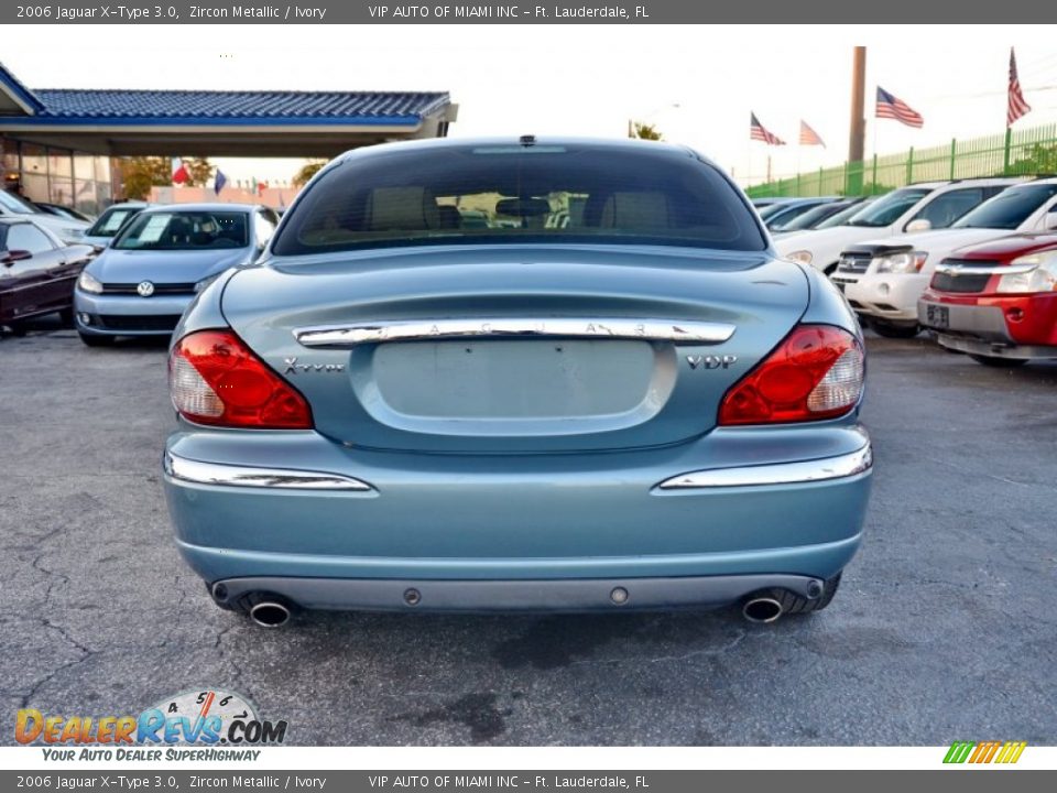 2006 Jaguar X-Type 3.0 Zircon Metallic / Ivory Photo #7