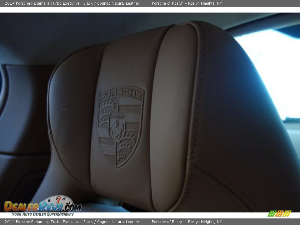 2014 Porsche Panamera Turbo Executive Black / Cognac Natural Leather Photo #29