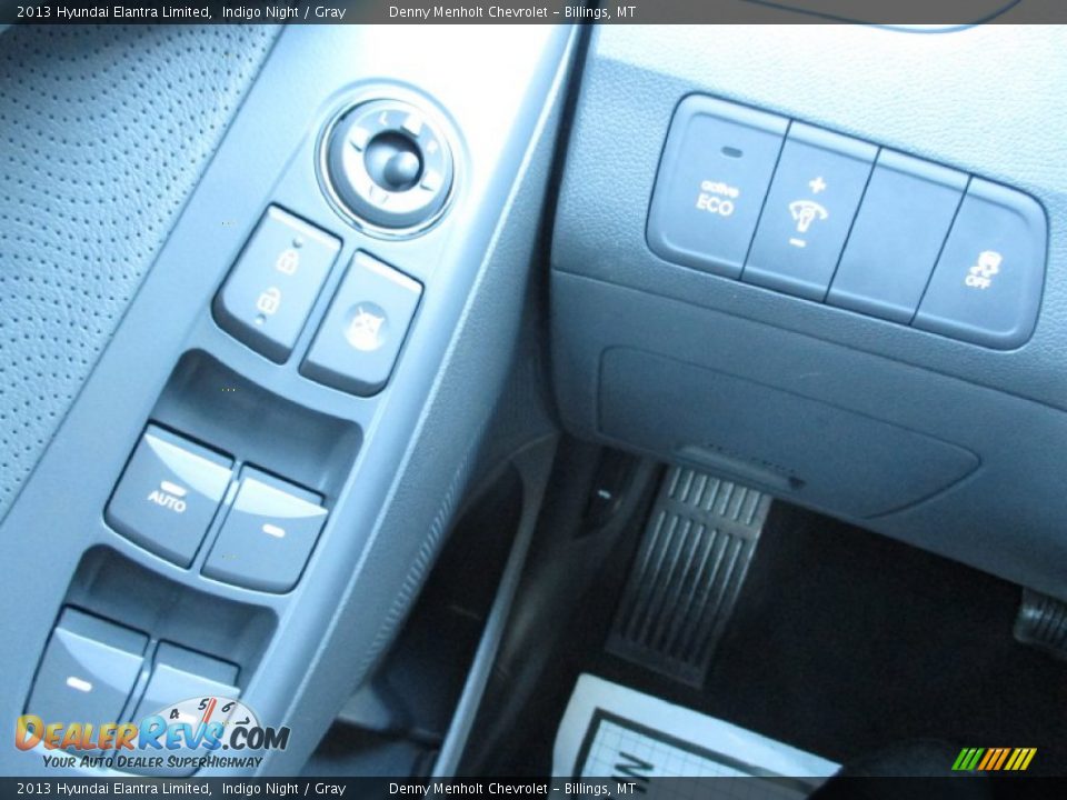 2013 Hyundai Elantra Limited Indigo Night / Gray Photo #20