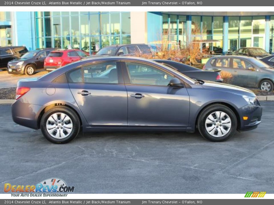 2014 Chevrolet Cruze LS Atlantis Blue Metallic / Jet Black/Medium Titanium Photo #1