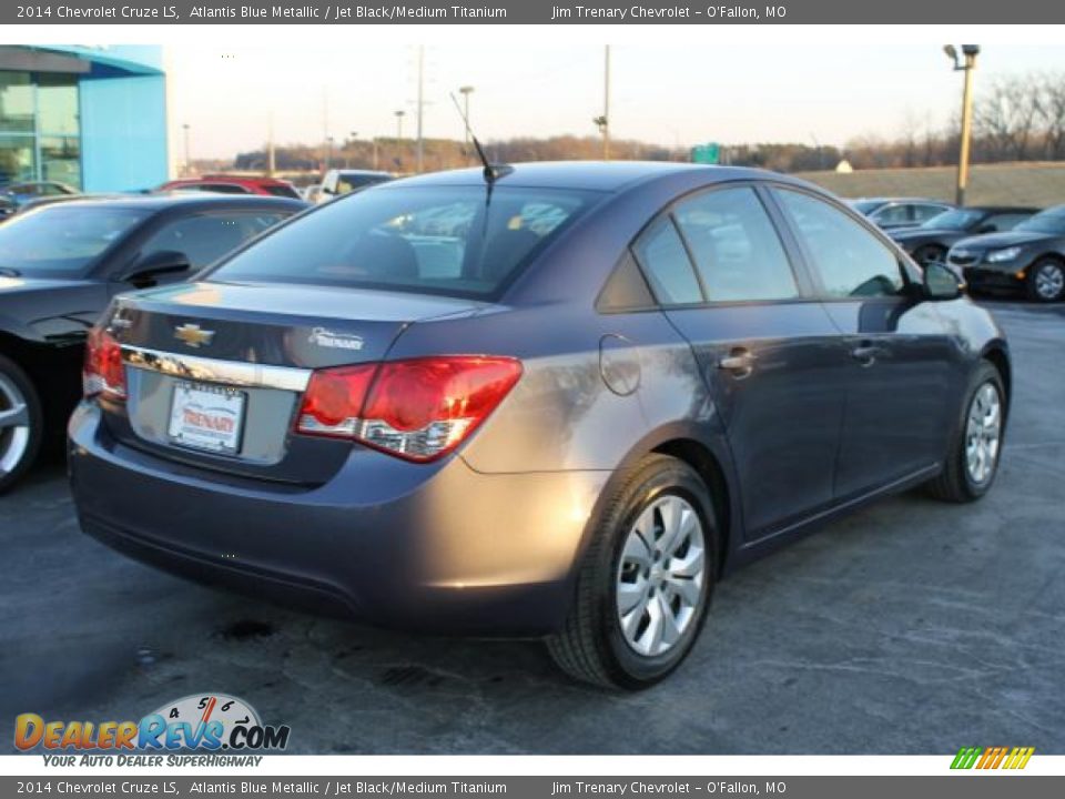 2014 Chevrolet Cruze LS Atlantis Blue Metallic / Jet Black/Medium Titanium Photo #3