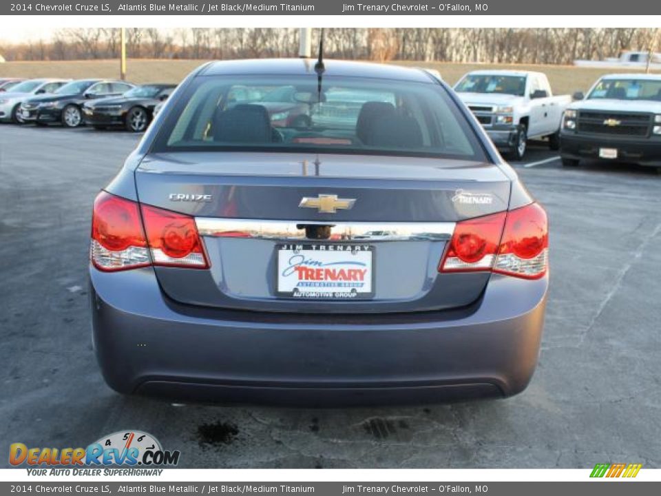 2014 Chevrolet Cruze LS Atlantis Blue Metallic / Jet Black/Medium Titanium Photo #6