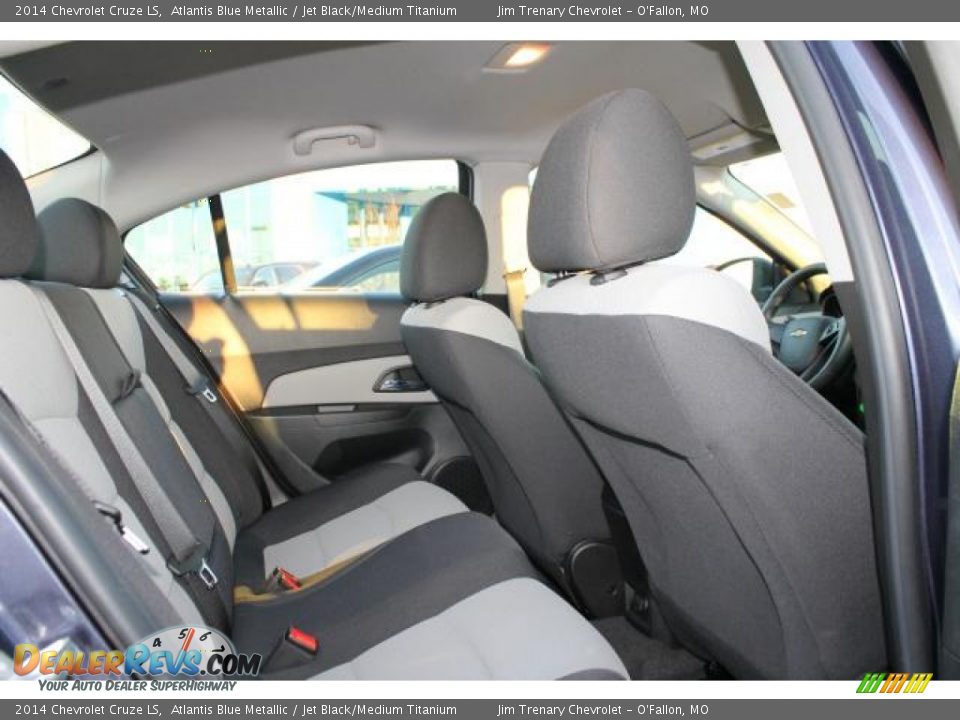2014 Chevrolet Cruze LS Atlantis Blue Metallic / Jet Black/Medium Titanium Photo #9