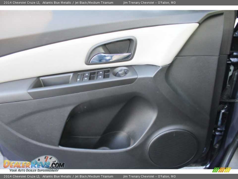 2014 Chevrolet Cruze LS Atlantis Blue Metallic / Jet Black/Medium Titanium Photo #15