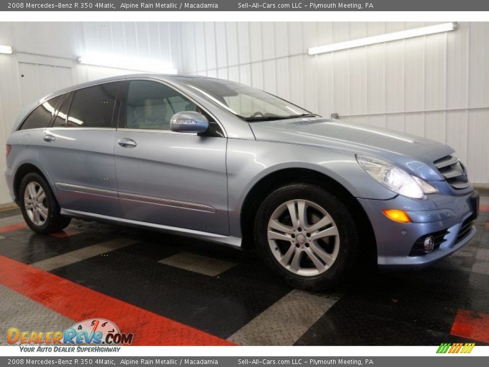 2008 Mercedes-Benz R 350 4Matic Alpine Rain Metallic / Macadamia Photo #6