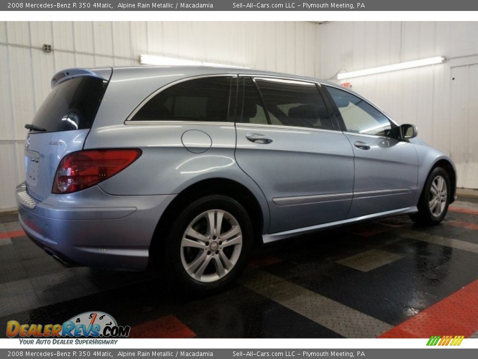 2008 Mercedes-Benz R 350 4Matic Alpine Rain Metallic / Macadamia Photo #7