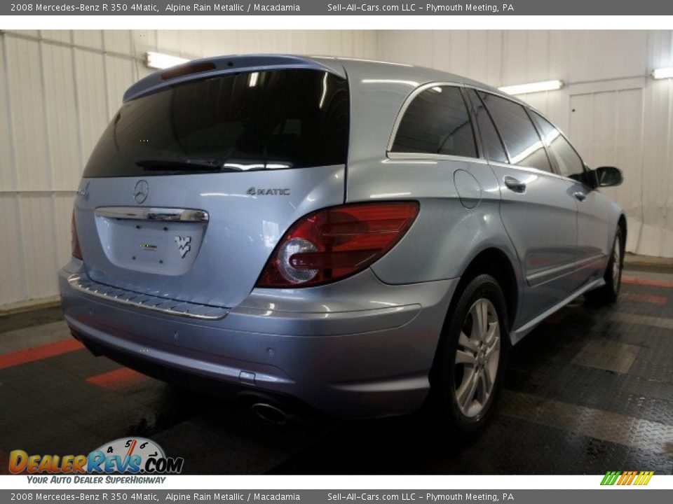 2008 Mercedes-Benz R 350 4Matic Alpine Rain Metallic / Macadamia Photo #8