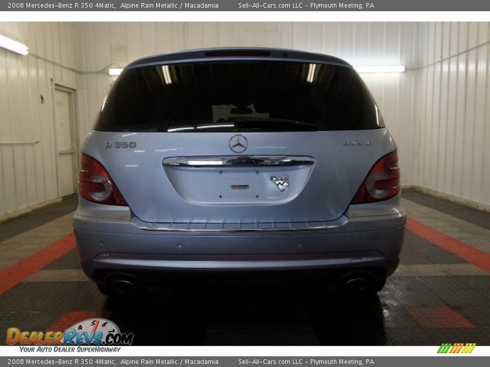 2008 Mercedes-Benz R 350 4Matic Alpine Rain Metallic / Macadamia Photo #9