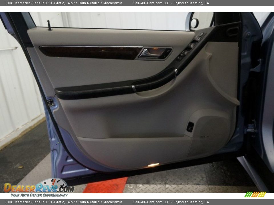 2008 Mercedes-Benz R 350 4Matic Alpine Rain Metallic / Macadamia Photo #12