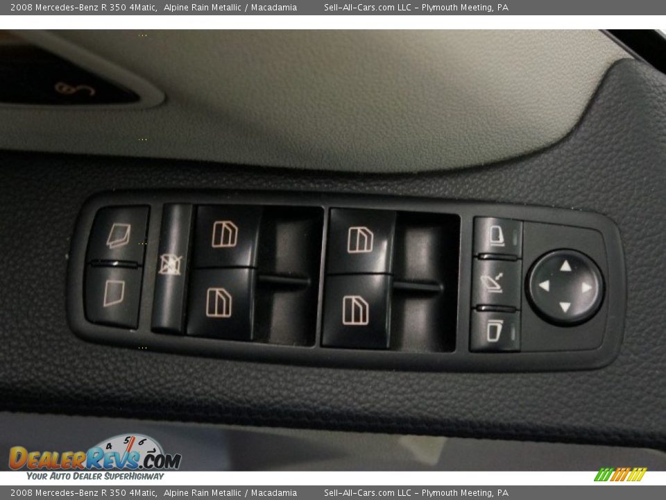 2008 Mercedes-Benz R 350 4Matic Alpine Rain Metallic / Macadamia Photo #13
