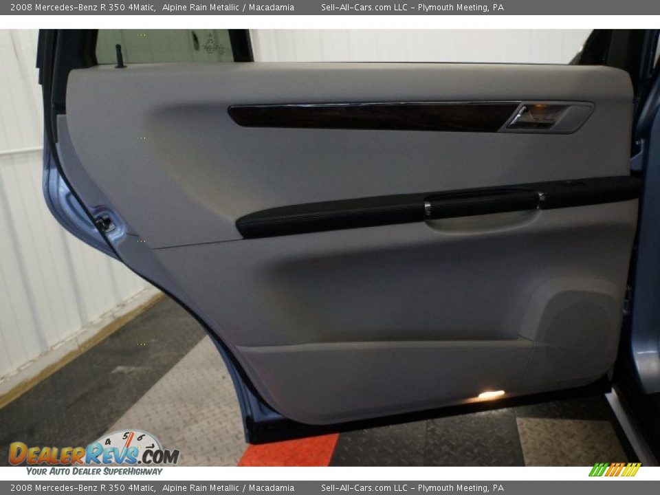 2008 Mercedes-Benz R 350 4Matic Alpine Rain Metallic / Macadamia Photo #15
