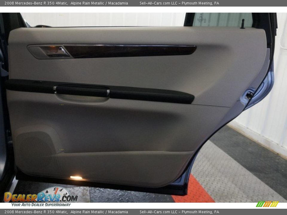 2008 Mercedes-Benz R 350 4Matic Alpine Rain Metallic / Macadamia Photo #16