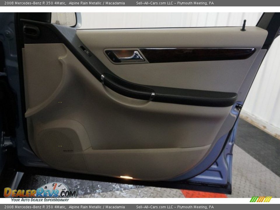 2008 Mercedes-Benz R 350 4Matic Alpine Rain Metallic / Macadamia Photo #17
