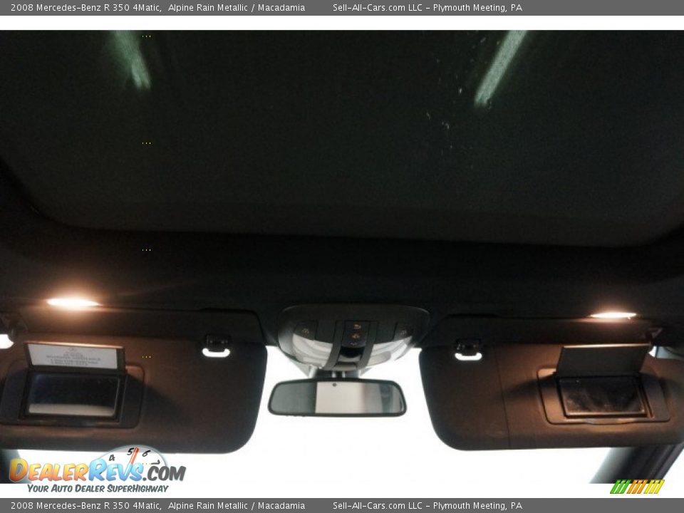 2008 Mercedes-Benz R 350 4Matic Alpine Rain Metallic / Macadamia Photo #20