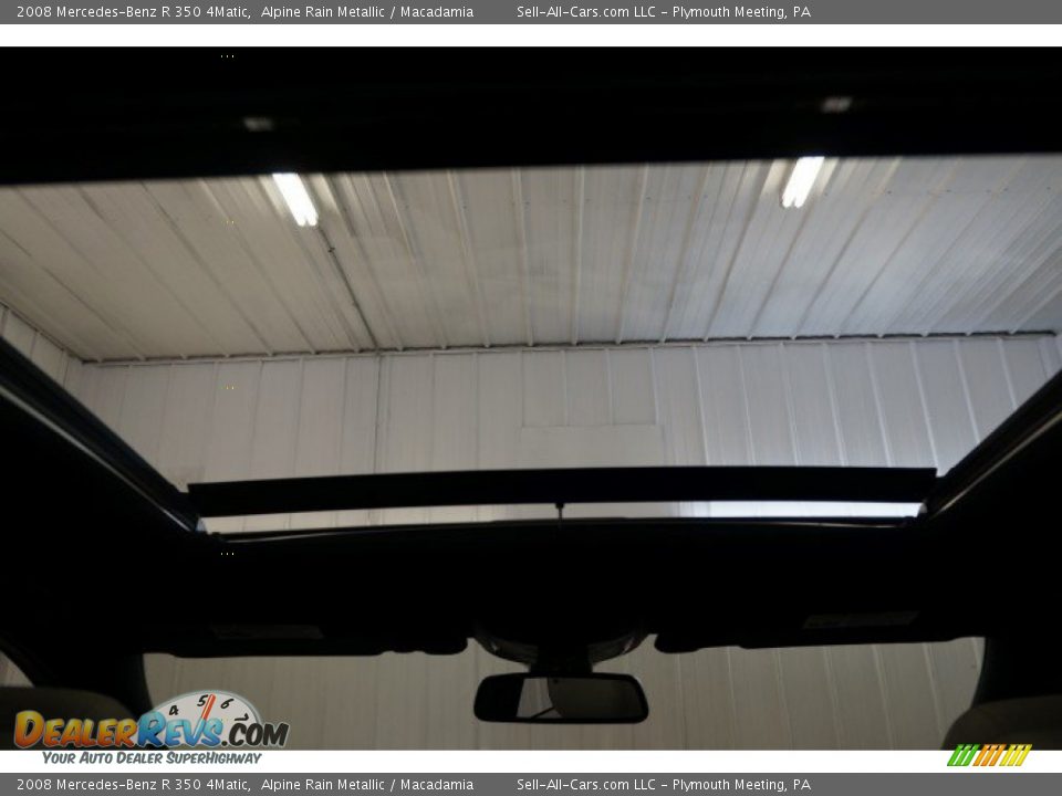 2008 Mercedes-Benz R 350 4Matic Alpine Rain Metallic / Macadamia Photo #21
