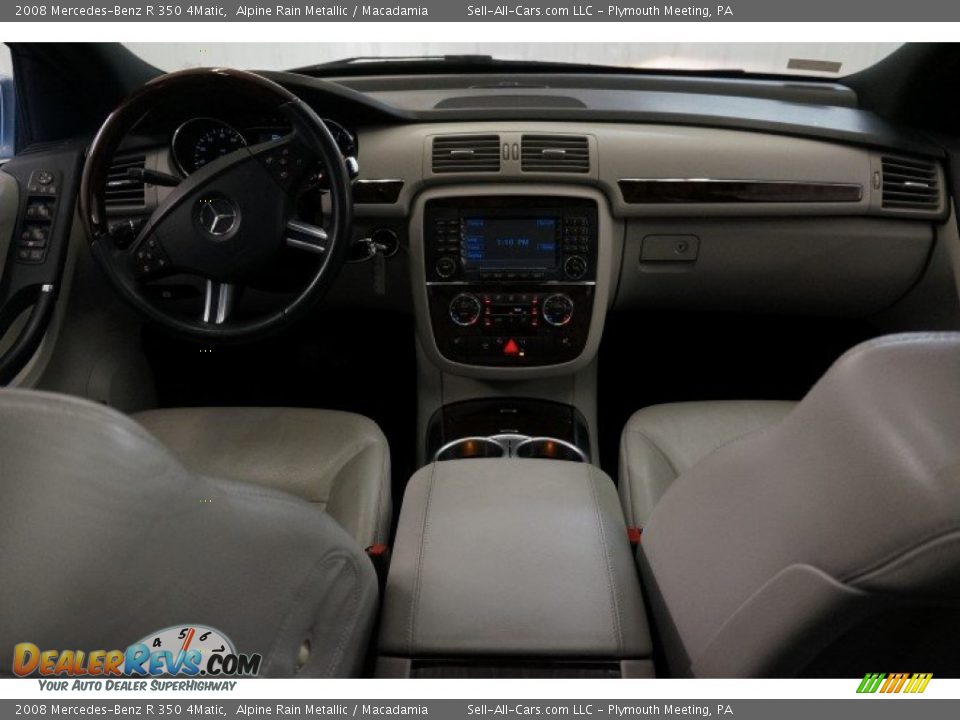 2008 Mercedes-Benz R 350 4Matic Alpine Rain Metallic / Macadamia Photo #22