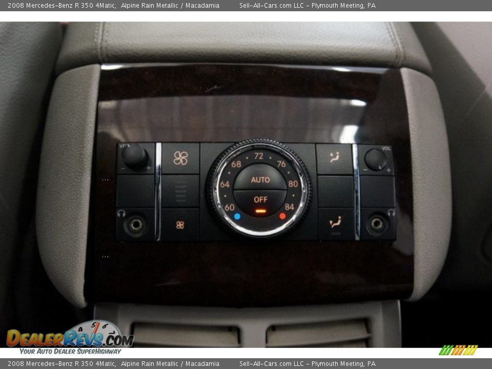 2008 Mercedes-Benz R 350 4Matic Alpine Rain Metallic / Macadamia Photo #25